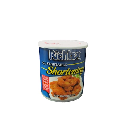 Richtex Zt Ap Veg Shortening 3lbs, PK12 PK12 596220 X